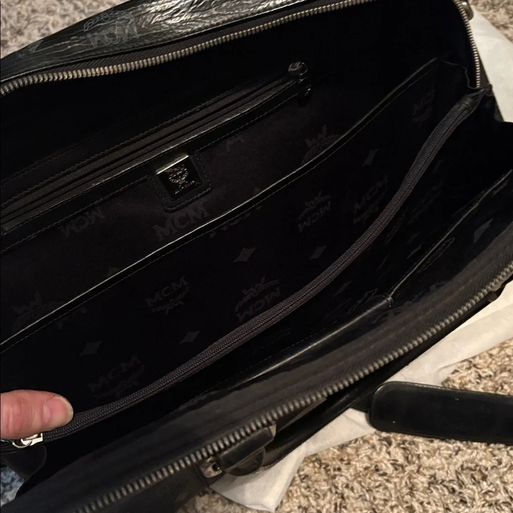 💎RARE💎Authentic MCM ‘Visetos’ Laptop Bag/Briefcase